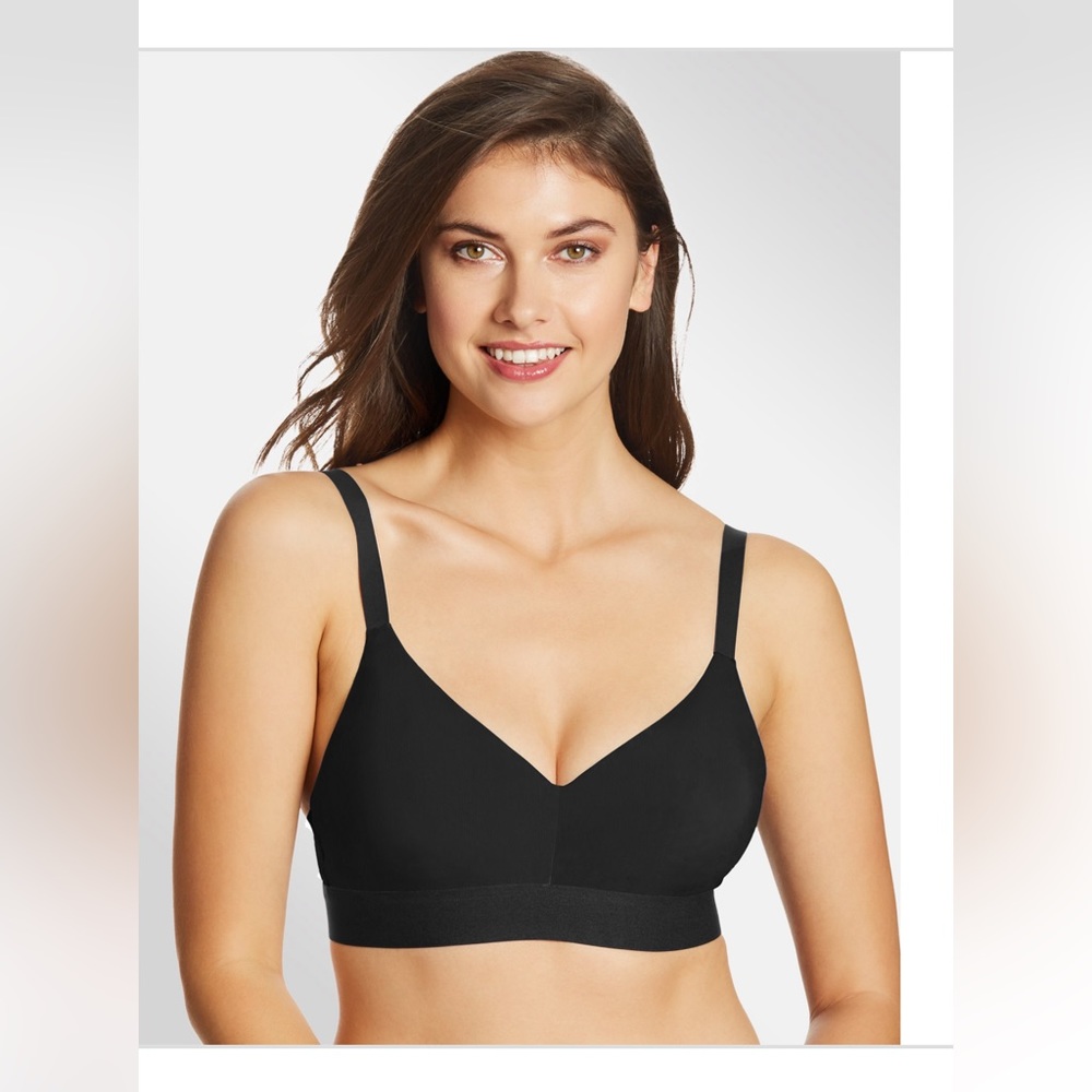 Maidenform Sporty Lightly Lined Convertible Sports Bra Black XL Women's